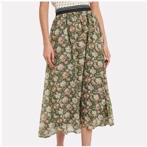 Notes Du Nord Floral Midi Skirt, size 42